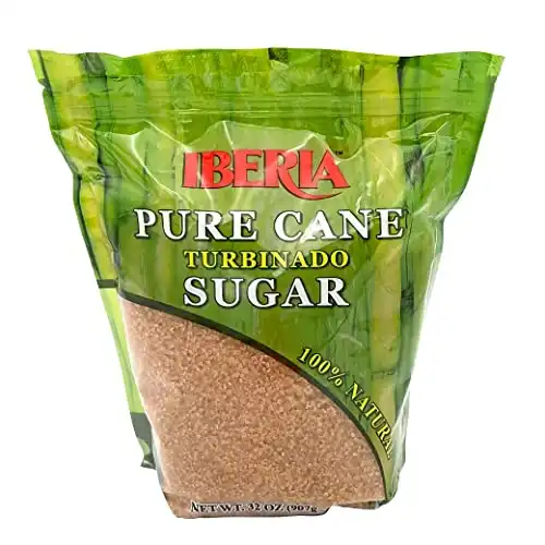 Iberia Pure Cane Turbinado Sugar, 32 Oz.